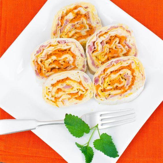 Ham & Cheese Breakfast Rollups Atkins Low Carb Diet